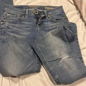 Guess ripped skinny jeans